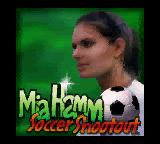 Mia Hamm Soccer Shootout (USA) Title Screen